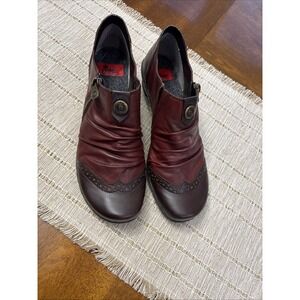 Rieker Antistress Two Tone Soft Leather Brogue Style Shoes Women's EU 40 US 8.5